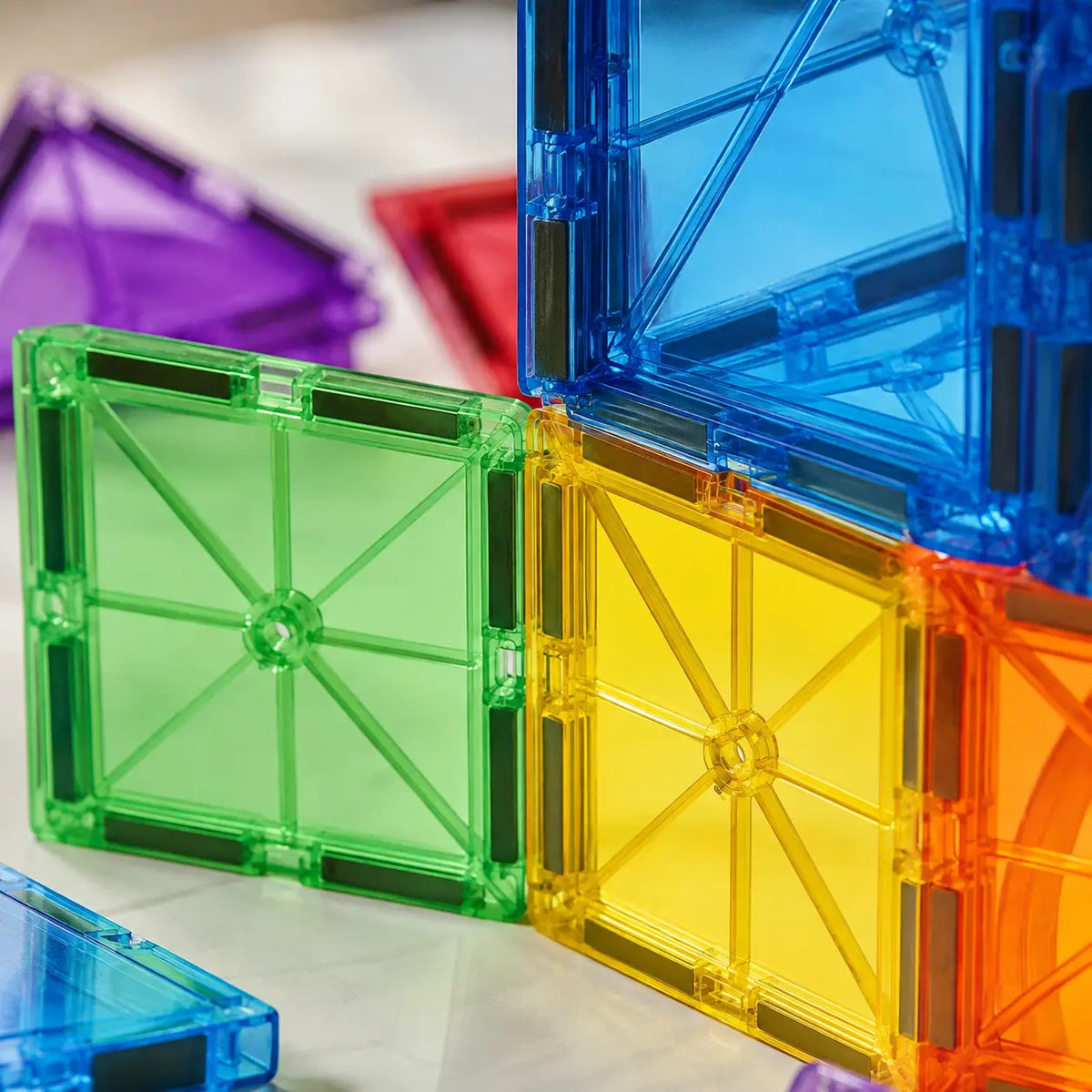 Tuiles Magnétiques Magnikid – Jeu de Construction Éducatif Enfant